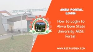 Login AKSU Student Portal