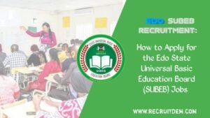 Edo SUBEB Recruitment 2024 Application Form Portal Subeb.edostate.gov ...