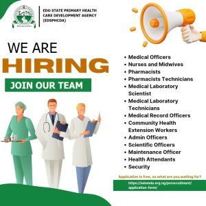 EDSPHCDA Recruitment