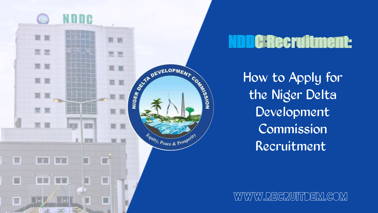 Nddhc NDDC Recruitment 2026 Application Form Portal | Www.nddc.gov.ng ...